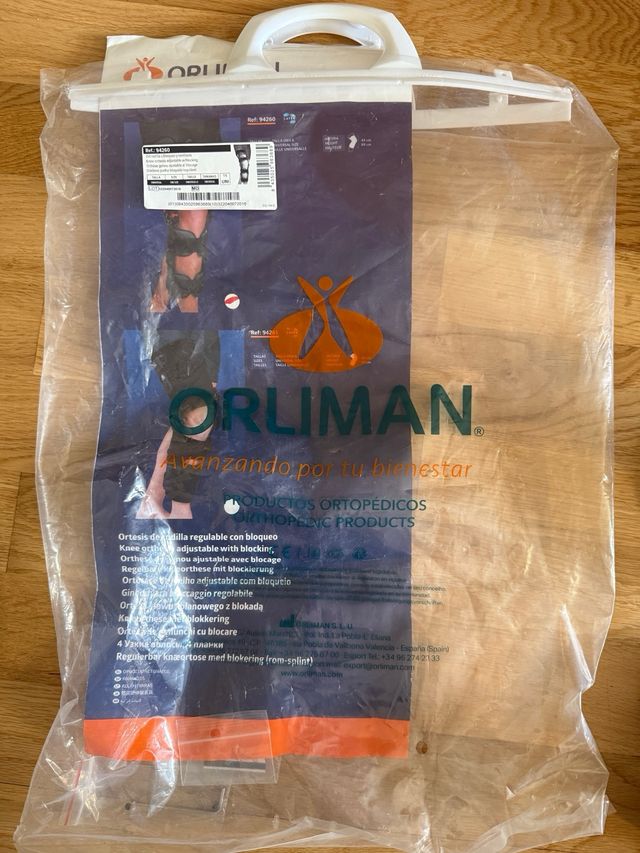 Ortesis rodilla regulable Orliman