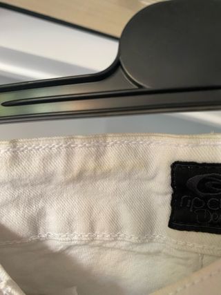 Mini falda blanca rotos | Jean