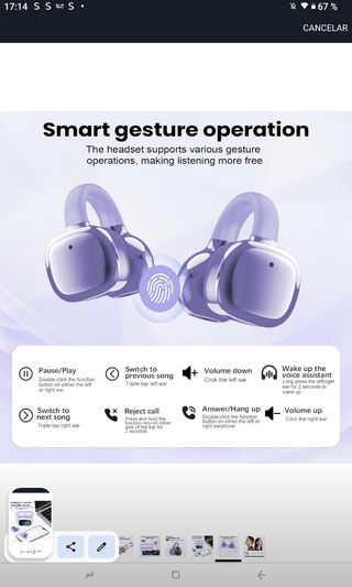 Auriculares Alutoria Bluetooth 5.4