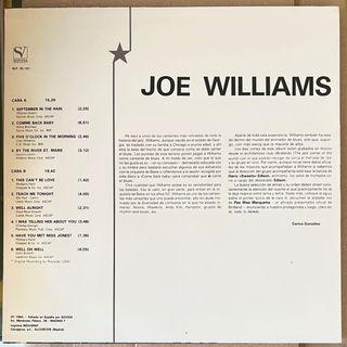 LP Joe Williams - Estrellas del Jazz