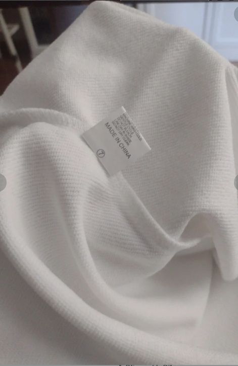 Sudadera blanca sin capucha Smile