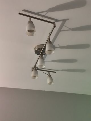 Lámpara techo 5 luces - Moderna Ikea.
