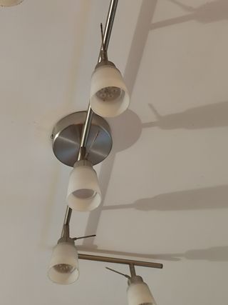 Lámpara techo 5 luces - Moderna Ikea.
