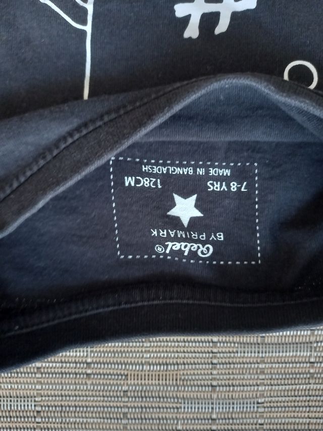 2 Camisetas Niño estampado terrorífico