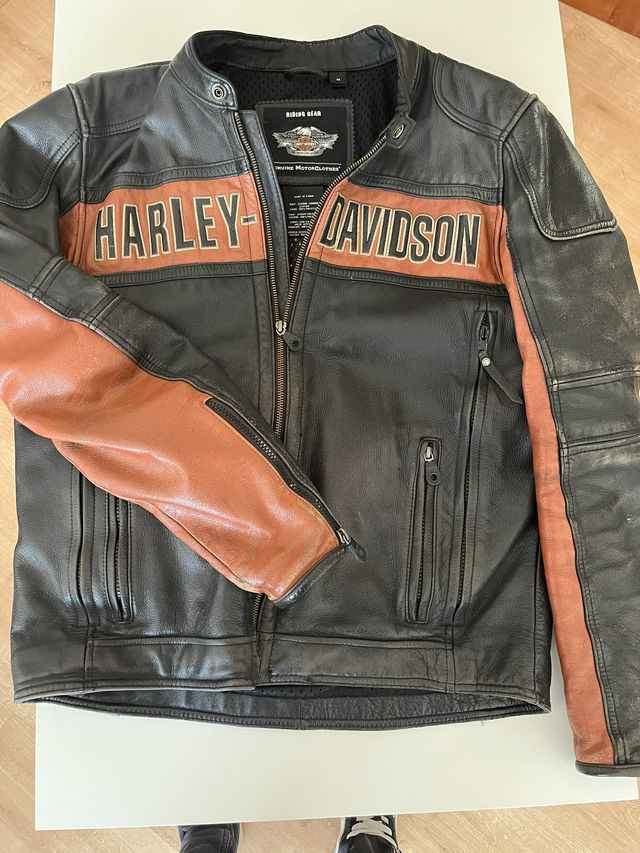 Chaqueta Harley Davidson cuero - talla M-L