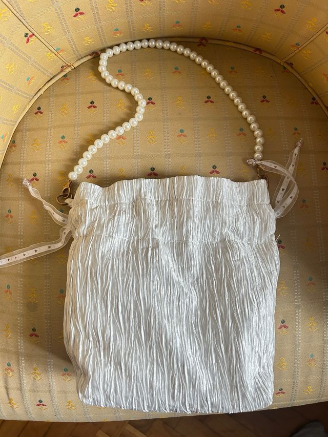 Bolso de mano blanco