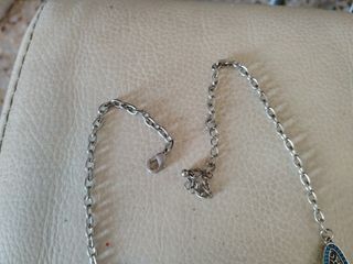 Collar multicolor plata