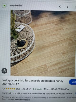 Suelo porcelánico Tanzania Honey 20x120