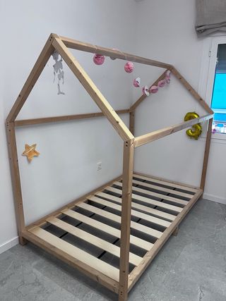 Cama casita Montessori 105cm