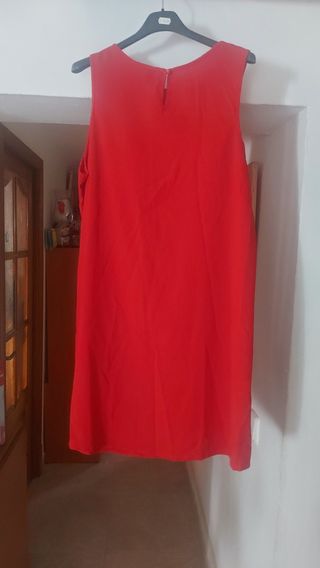 Vestido blanco sin mangas