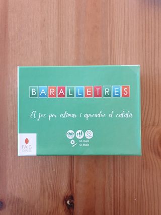 Baralletres: joc de cartes en català