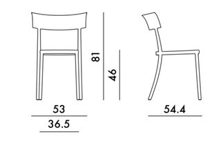 2 Sedie Kartell Catwalk blu