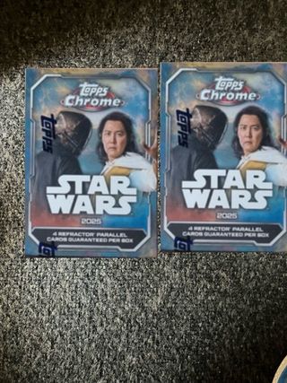 2 Cajas Topps Chrome Star Wars 2025