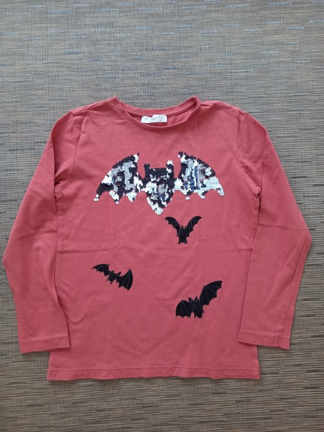 Camiseta murciélagos Halloween niño/a