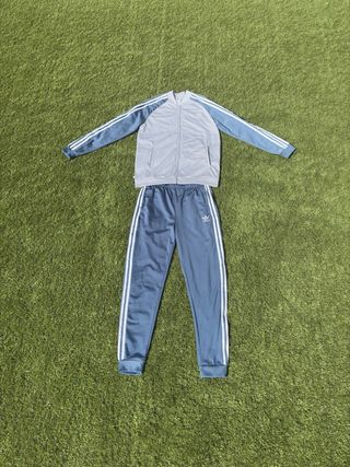 Chándal Adidas azul y gris