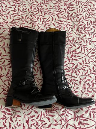 Botas altas negras mujer