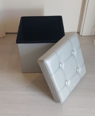 Puf almacenaje y asiento