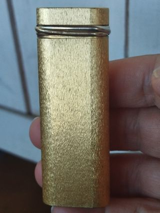 Encendedor Cartier dorado vintage