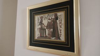 Papiro egipcio enmarcado