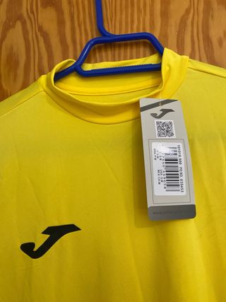 Camiseta Joma manga larga amarilla 