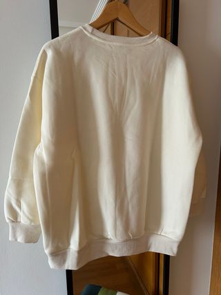 Sudadera perro beige