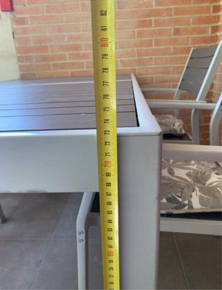 Mesa terraza Ikea Själlands 4 sillas