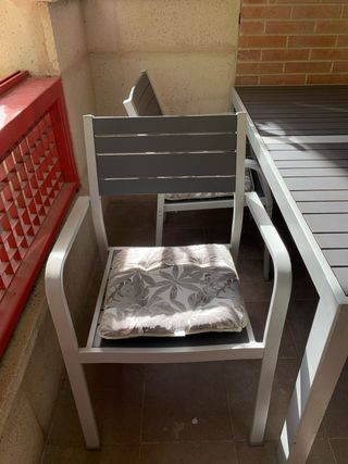 Mesa terraza Ikea Själlands 4 sillas