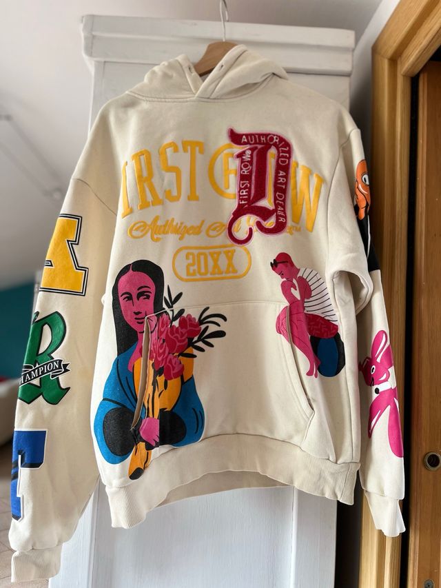 Felpa First Row Uomo S Multicolor