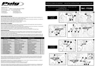 Protector motor Yamaha MT-125
