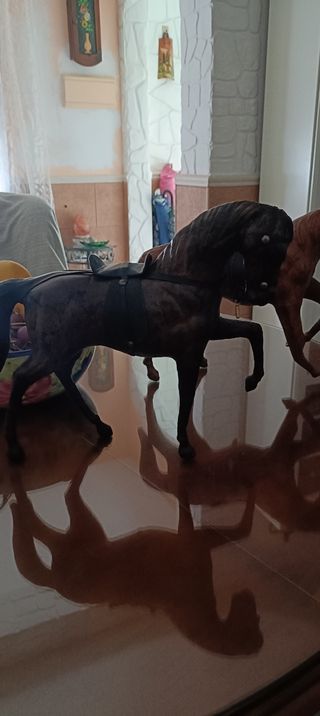 2 Caballos Artesanales Cuero