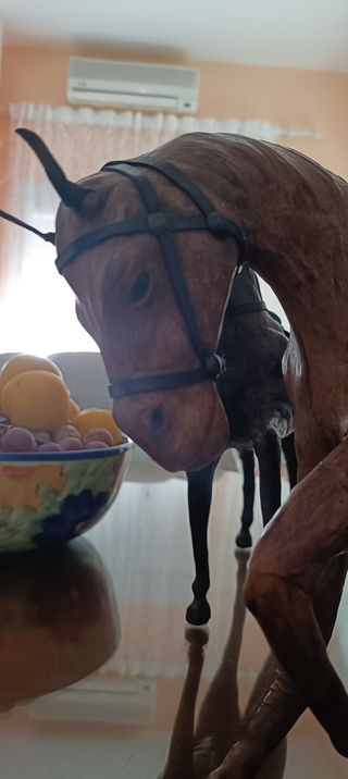 2 Caballos Artesanales Cuero