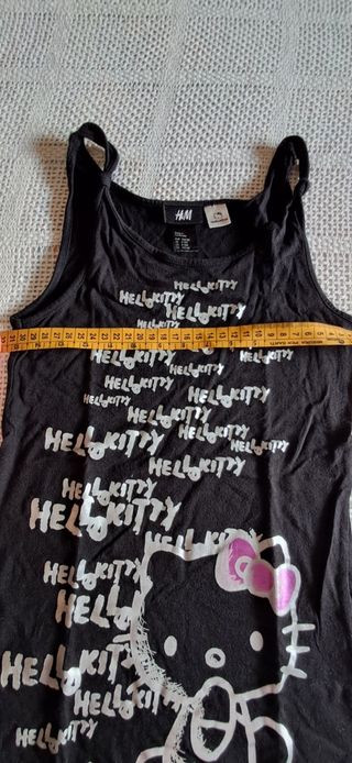 Canotta Hello Kitty H&M nera