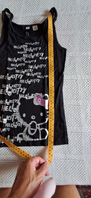 Canotta Hello Kitty H&M nera