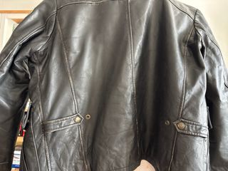 Chaqueta REDSKINS piel negra