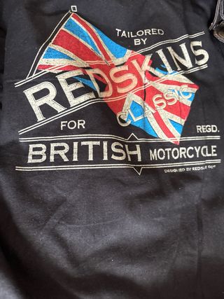 Chaqueta REDSKINS piel negra
