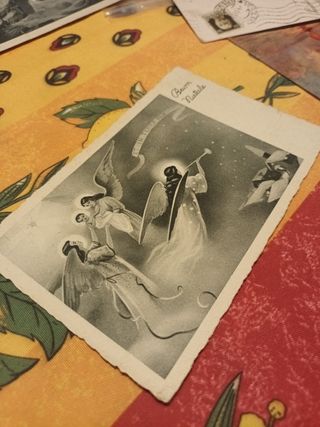 Cartolina Natale anni '40