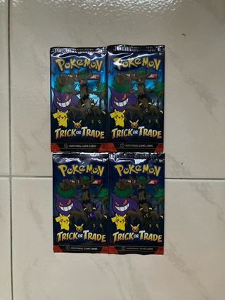 4 Sobres Trick or Trade Pokémon 2024