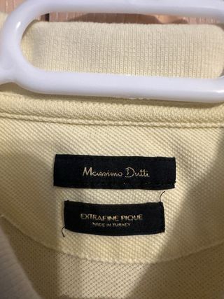 Polo Massimo Dutti Amarillo