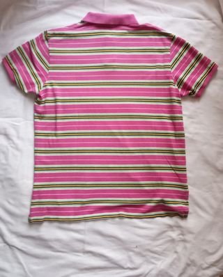 Ralph Lauren Polo Shirt Striped Pink Multicolor 
