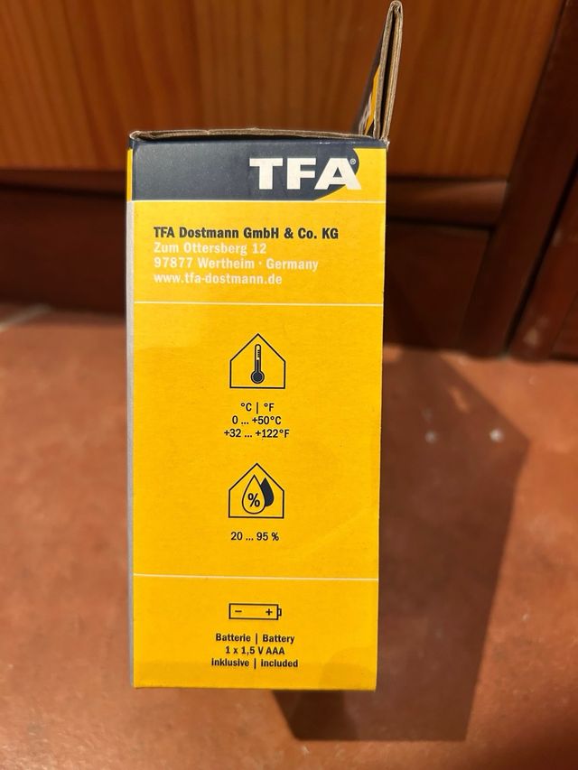 Termohigrómetro TFA Cosy - Nuevo