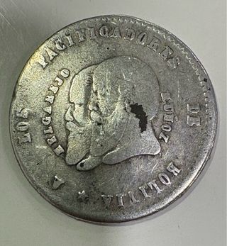 Medalla Plata Pacificadores Bolivia