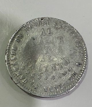 Medalla Plata Pacificadores Bolivia