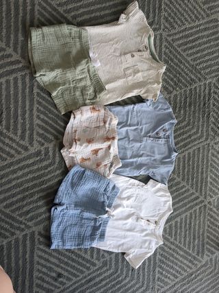 3 Conjuntos Verano Niño 6-9