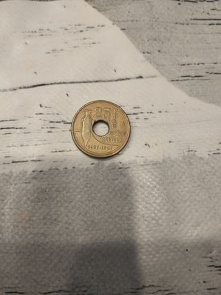 Moneda 25 Ptas Melilla 1967