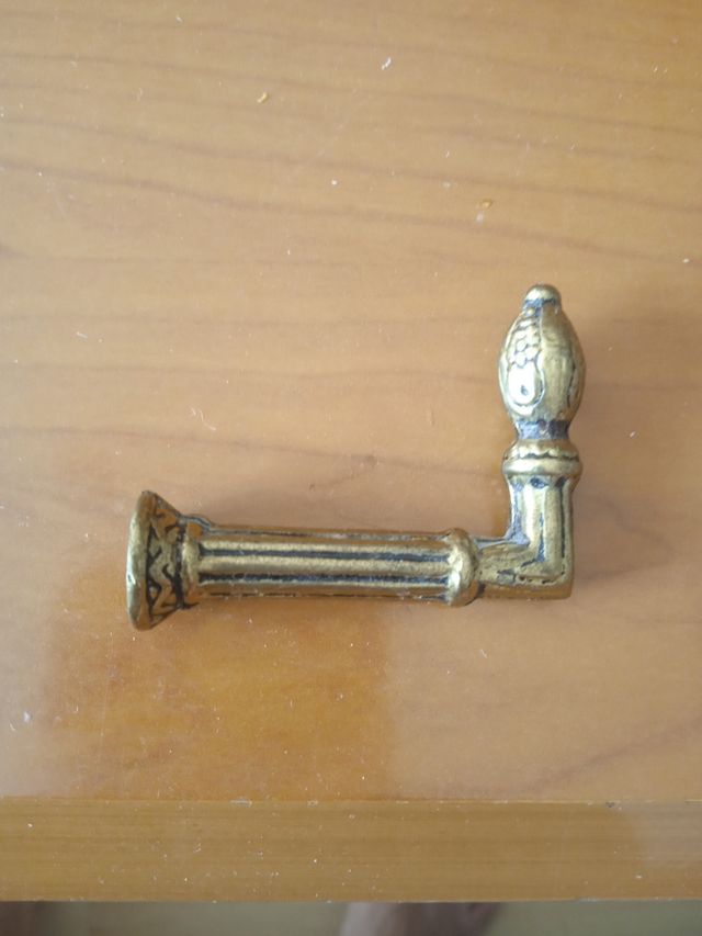 3  Alzapaños bronce antiguo