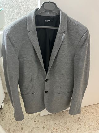 Americana gris PULL&BEAR XL