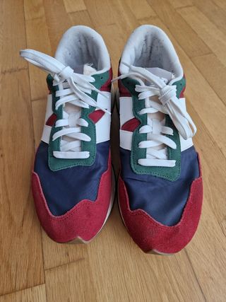 Zapatillas New Balance 574 rojas y azules