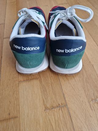 Zapatillas New Balance 574 rojas y azules