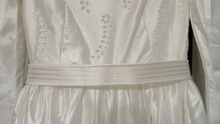 Vestido novia manga larga blanco