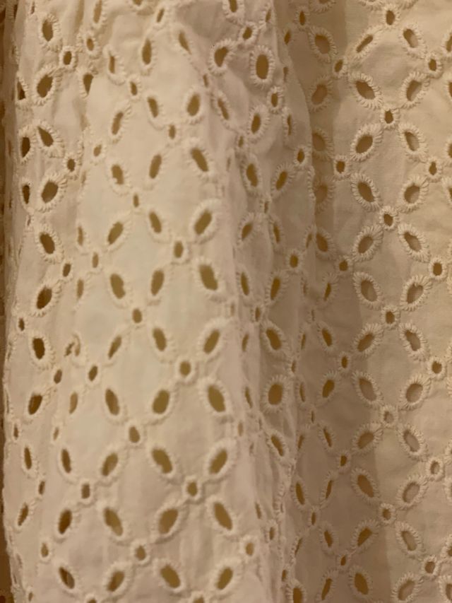 Vestido crochet niña amarillo